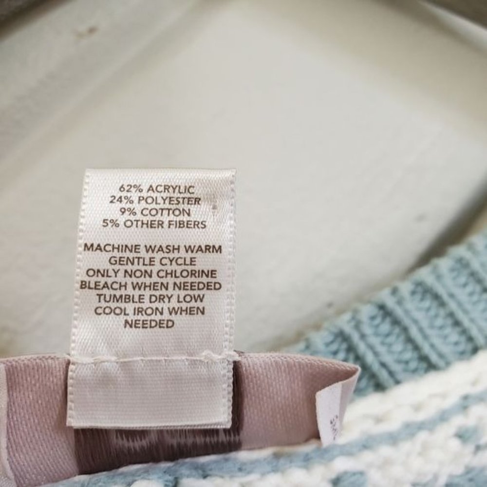 ❗gone❗Loft Nordic Sparkle Fair Isle CREW Neck Sweater - Picture 5 of 7